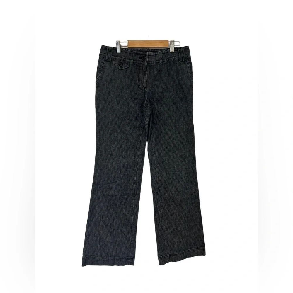 Talbots Signature Flare Jeans Pinstripe Size 4